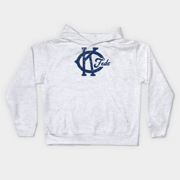 Kansas City Packers Kids Hoodie by retrorockit